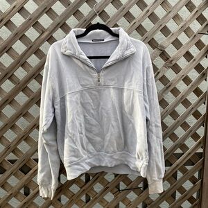 Brandy Melville Baby Blue Quarter Zip